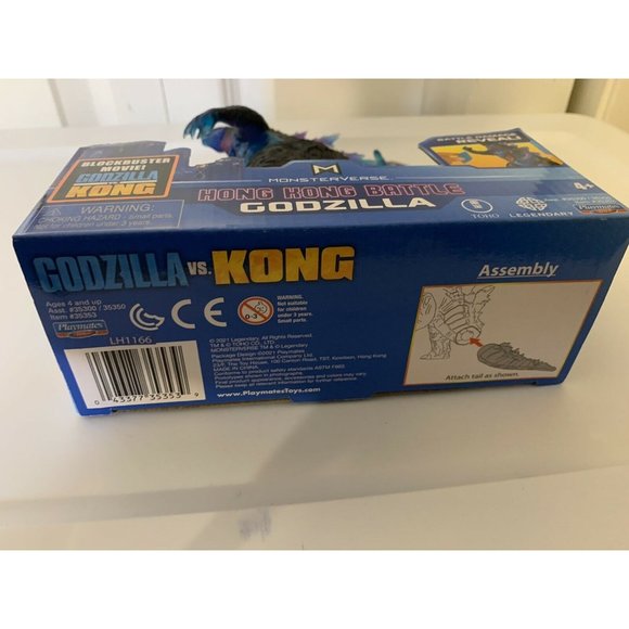 Godzilla vs Kong Hong Kong Battle Godzilla Battle Damage Playmates‎ 6" Figure - Picture 8 of 9